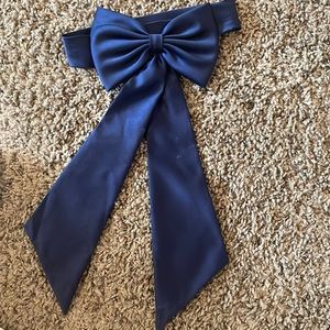 David’s bridal satin flower girl sash with back bow